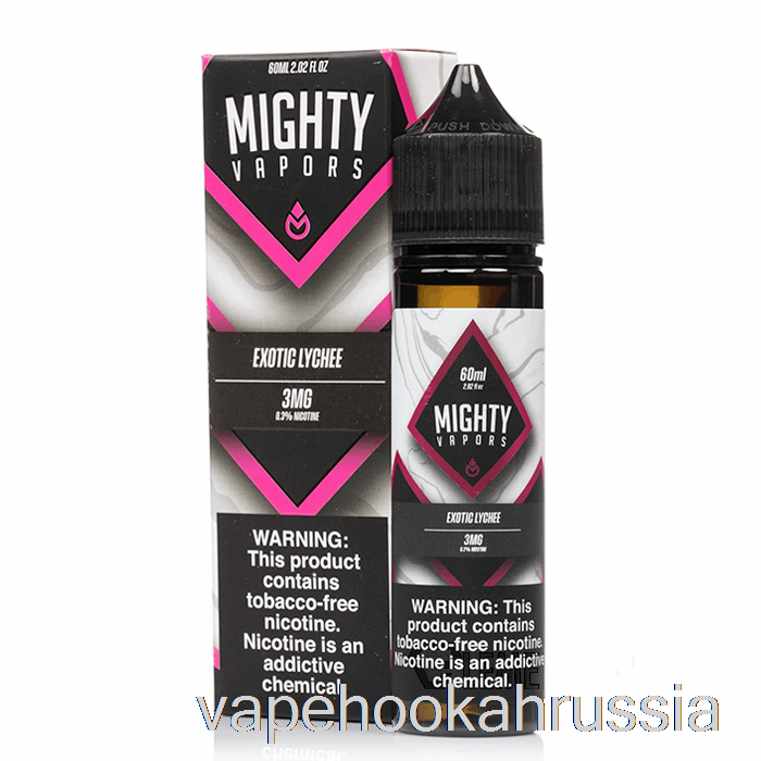 Vape Russia экзотический личи - могучие пары - 60мл 0мг